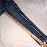 Black Label Size 5 28 Small Jeans Skinny Blue Raw Edge Stretch Racer Stripes Photo 5