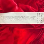 ZARA NEW Satin effect Draped Mini dress size S Red Photo 7