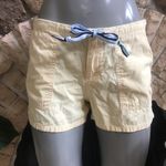 Aeropostale Vintage Y2K Yellow Cotton Flap Pocket Shorts Juniors Size 1/2 Photo 0