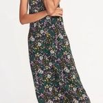 Old Navy S Black Floral Maxi Dress Photo 0