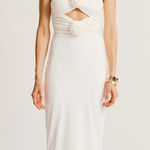 Torn By Ronny Kobo White strapless  Dress Photo 0