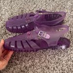 Coach 11 Fisherman Jelly Sandals in Purple Photo 4