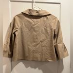 Neiman Marcus Theory for  Cropped Tan Trench Coat Size Small Photo 1