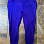 Athleta Velocity Laser Cut Leggings Blue Paradise Women’s Size XL Photo 1