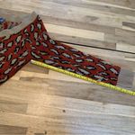 Sparkle & Fade Rust Leopard Print V-Neck Sweater S Photo 5