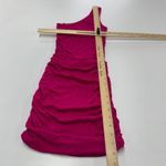 L Space x Revolve Dress Womens X Small Pink Alana One Shoulder Ruched Mini Size XS Photo 6