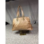 Coach Ashley Large Beige Leather Carryall Satchel Shoulder Bag Photo 6