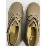 Womans Hoopoe Size 8.5 WW Two Strap Orthopedic Shoes Tan Leather NWOT Brown Photo 4