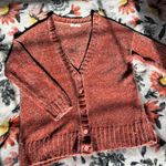 Honey Belle  Warm Rust Soft Velvet/Chenille Cardigan! Photo 0