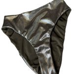 Good American  Reversible High Shine Foil Cheeky Swimsuit Bottoms Photo 3