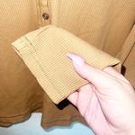 Old Navy  Tan Ribbed Long Sleeve V Neck Top Photo 5