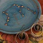 Lucky Brand ✨Boho gold and brown stone earrings✨ Photo 0