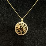 NEW💕 HZMAN 14K Gold Plated Tree of Life Necklace for Women or Men Photo 6
