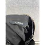 Caroll Women's Full A Line Circle Skirt 26 Waist Blue French Lined Pleated Silk Photo 4