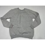 Tultex RARE Vintage Gray Crew Neck Pink Ruffle Teddy Bear Heart Applique Large Photo 5