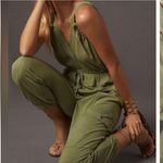 Anthropologie Daily practice by  la playa del amor jumpsuit cargo pockets Green Photo 10