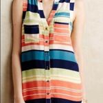 Maeve  Anthropologie Sleeveless Button Down Blouse Size 8 Photo 6