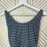 LIONESS  The‎ Bo Derek Gingham One Piece Swimsuit in Black Size XS Photo 3