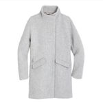 J.Crew  Cocoon Coat Jacket Womens Italian Stadium Cloth Wool Size 00 Photo 13