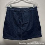 Madewell Utility Denim Full-Zip Mini Skirt Size 30 Photo 1