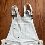 frame denim Frame Le Garcon Romper Overalls White Denim Shorts Women’s Size M $295 NWT Photo 10