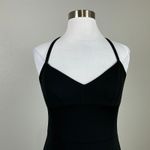 Vera Wang  Backless Cut Out A-Line Long Evening Gown Black Size 4 Formal Dress Photo 6