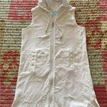 kim rogers Sleeveless Zip Front Hooded Cover Up Photo 3