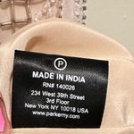 Parker  LEONA SILK BLUSH NEUTRAL SILVERTONE BEADED HALTER CUTOUT BACK MINI DRESS Photo 9