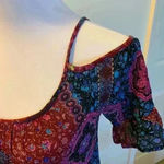 Patrons of Peace  Cold Shoulder Blouse Photo 1