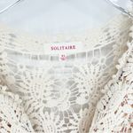 Solitaire  Floral Crochet‎ Tank Top XL Photo 3
