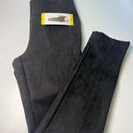 Andrew Marc Women's  Super Soft Stretch Faux Suede Black Pull On Pants Size Small Photo 5