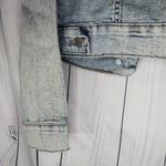 Bebe 2B  Light Blue Cropped Denim Jacket Photo 8