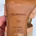 Balenciaga leather and suede ankle-wrap gladiator sandal size IT 39 US 9 Photo 10