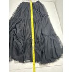 Odi et Amo Junior black tiered mesh maxi skirt. Size XS. NWT Photo 5