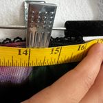 Miss Selfridge Black Pink Floral‎ Midi Skirt, Vintage, Y2K, Grunge, Goth, Dark Academia, Medium Photo 3