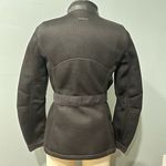 Armani Exchange NWT  Black Mesh Structured Belted Jacket Size Medium Photo 3