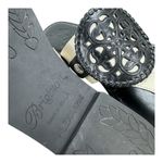 Brighton Alexa Leather Black/White Slip On Sandals Women Size 8.5 Photo 2