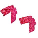 Jennifer Moore Vintage Christmas Pajamas Large Red 2 piece Fleece Loungewear Photo 12