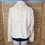 Bongo Vintage  cream faux fur jacket coat EUC woman’s XL Photo 4