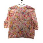 Talbots Womans Top Size 3X Fruit Flowers Apples Bohemian Hippie Lightweight Photo 8