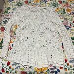 crochet Sweater White Size M Photo 0