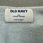 Old Navy Womens XS Blue Knit Cropped Tank Top Sleeveless Ribbed Hem Casual Layer Photo 3