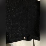 Randolph Duke  Black Motorcycle Vest Asymmetrical Zipper Tweed Look NWT! Photo 4