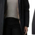 prAna Betania Down Parka Women's Size S Black Hooded Full Zip Photo 0