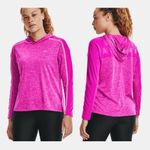 Under Armour New Graphic Print Loose Fit Hoodie Tech Twist Purple Size Medium Photo 15