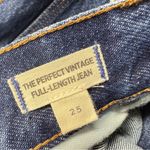 Madewell  Blue The Perfect Vintage Full Length Jeans Womens 25 Casual Zip Fly Photo 9