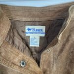 Vintage Tanner Brown Tan Suede Leather Midi A Photo 7