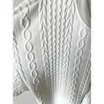 Women's Plus Size Bomber Jacket Zip Up Drop Shoulder Long Sleeve Textured Jacket White Photo 2