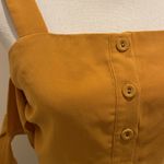 Moon River  Mustard blouse size S #28 Photo 3