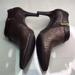 Bandolino  Brown Textured Heeled Boots Photo 2